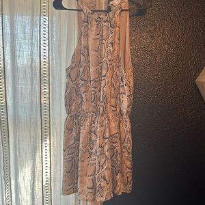 Women’s snake print romper